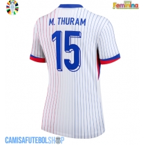 Camisa de time de futebol França Marcus Thuram #15 Replicas 2º Equipamento Feminina Europeu 2024 Manga Curta